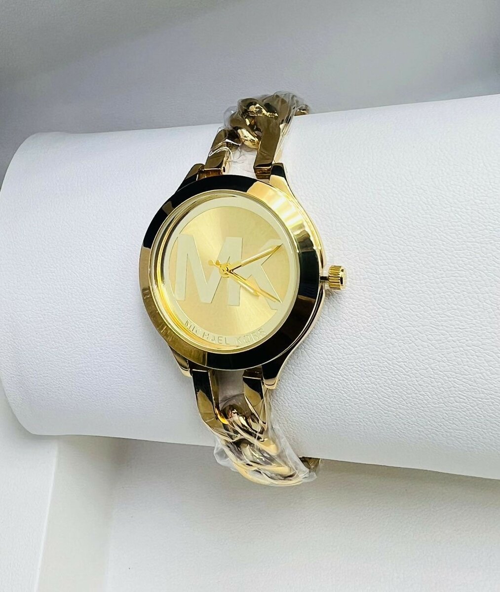 Montre dorée élégante MK