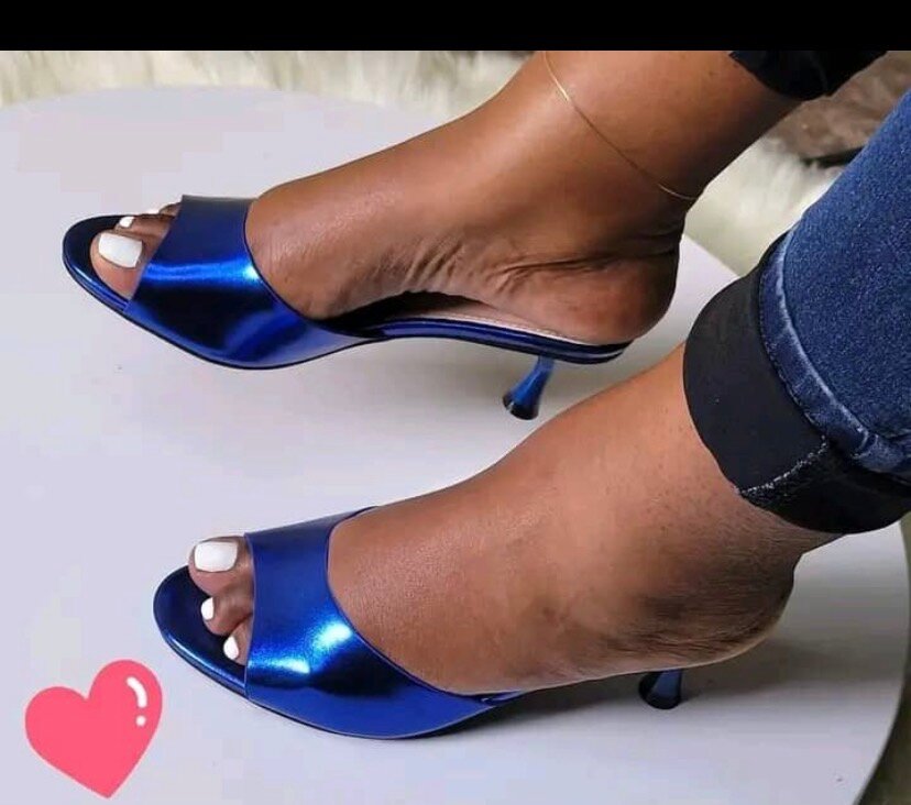 Sandales à talons ouvertes