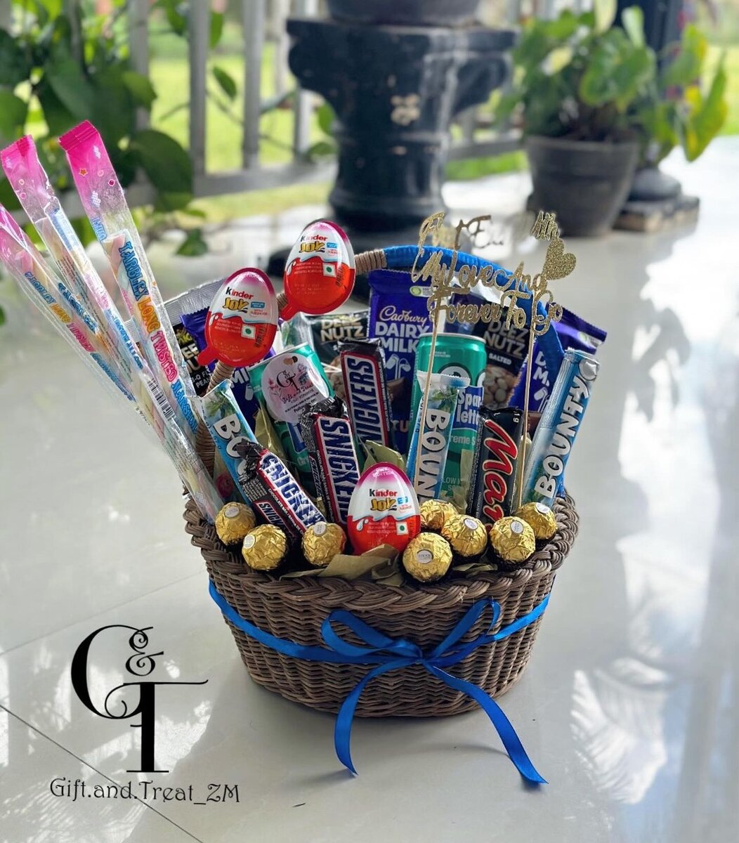 Chocolate basket hamper