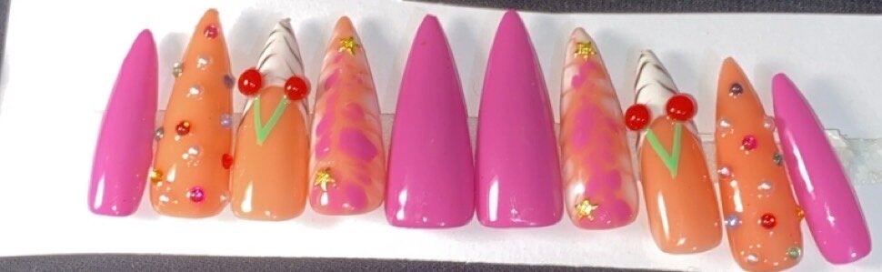 Ongles Pré-Décorés Été