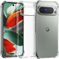 Google Pixel 9 Pro XL Cover pixel 9 Ultra [Slim Thin] Flexible Scratch Resistant Clear TPU Gel Rubber Soft Skin Silicone Protective Phone Case Cover for Google Pixel 9 Pro XL Pixel 9 (Clear