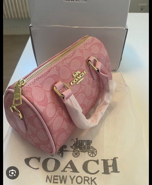 Sac Coach Rose Cerises Élégant