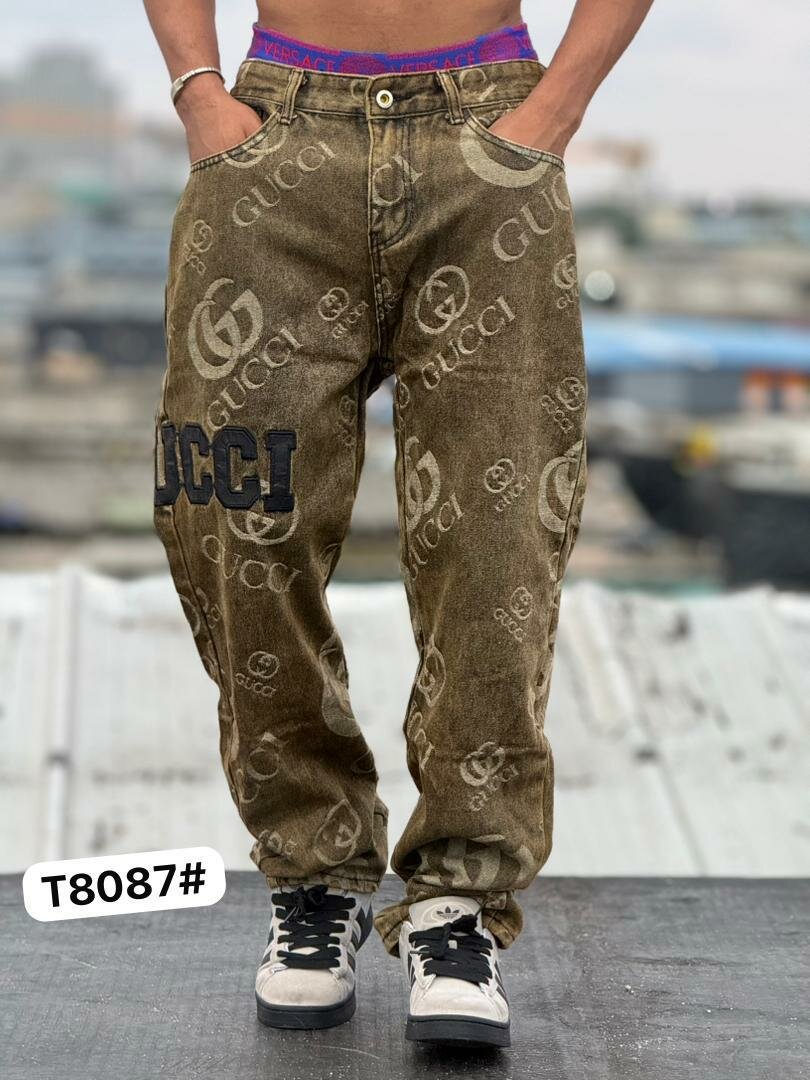 Pantalons en denim tendance