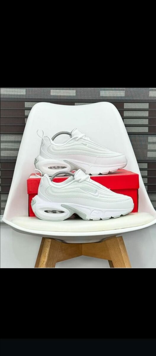 Baskets blanches Air Max confort