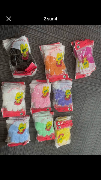 Gant de gommage pour le corps