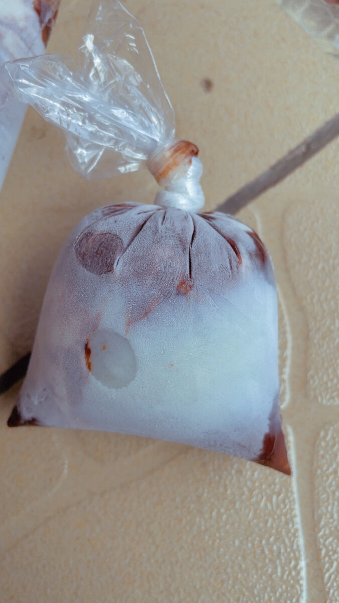 Glace à l'eau artisanale