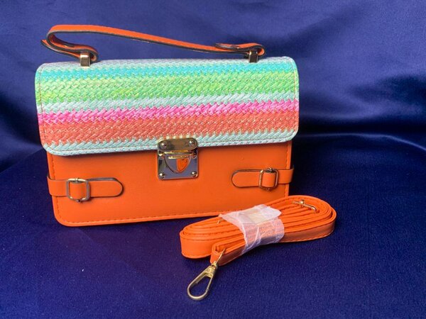 Sac à bandoulière multicolore