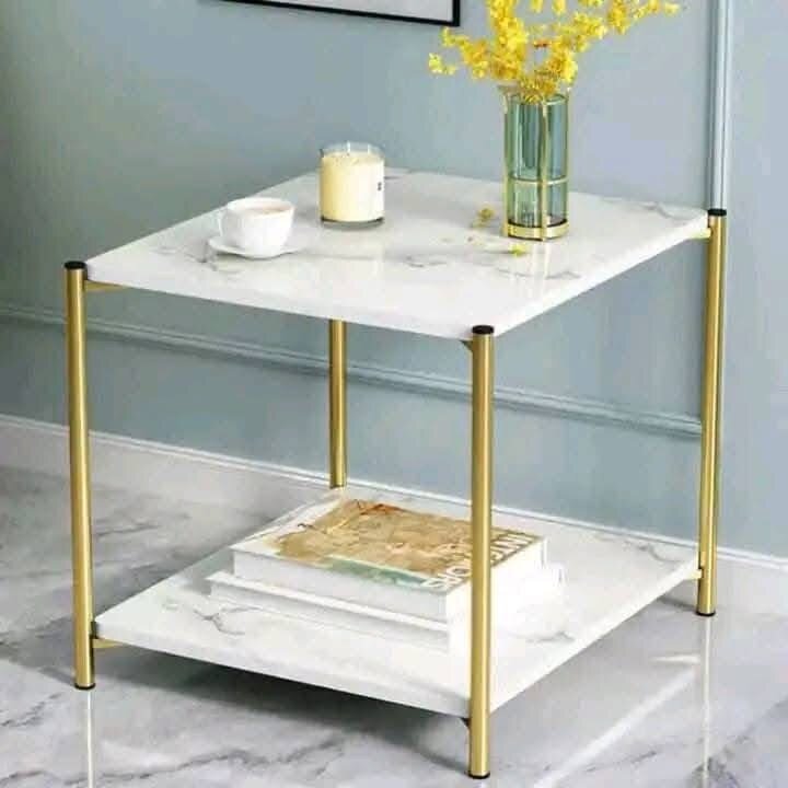 Table d'appoint moderne marbre