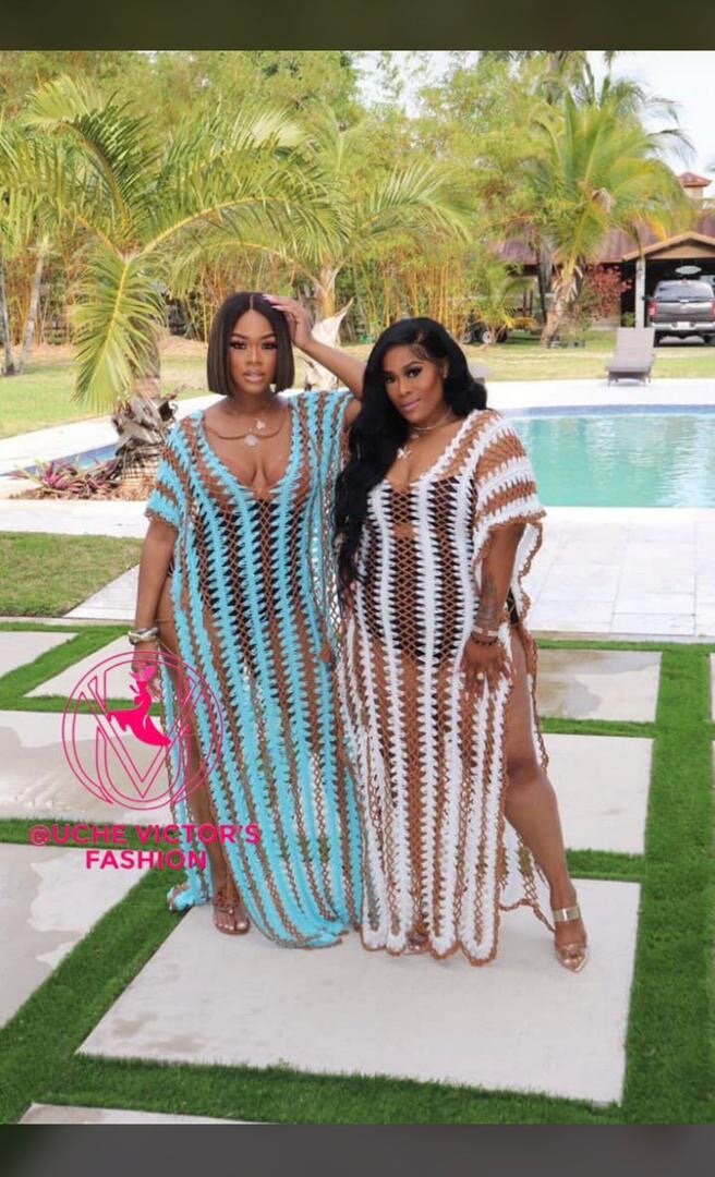 Robe de plage crochet élégante