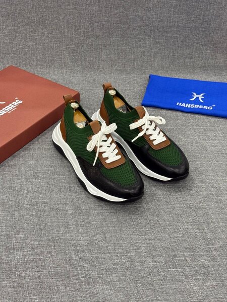 Baskets Homme cuir élégant