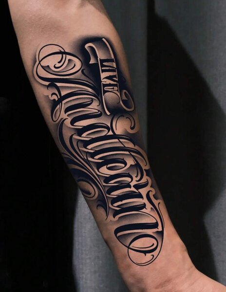 Tatouage Lettrage Artistique