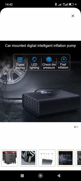 Compresseur d'air portable voiture