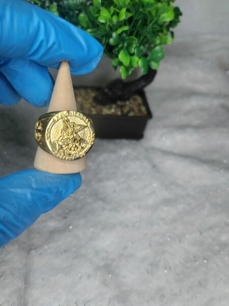 Bague Chevalière Dorée