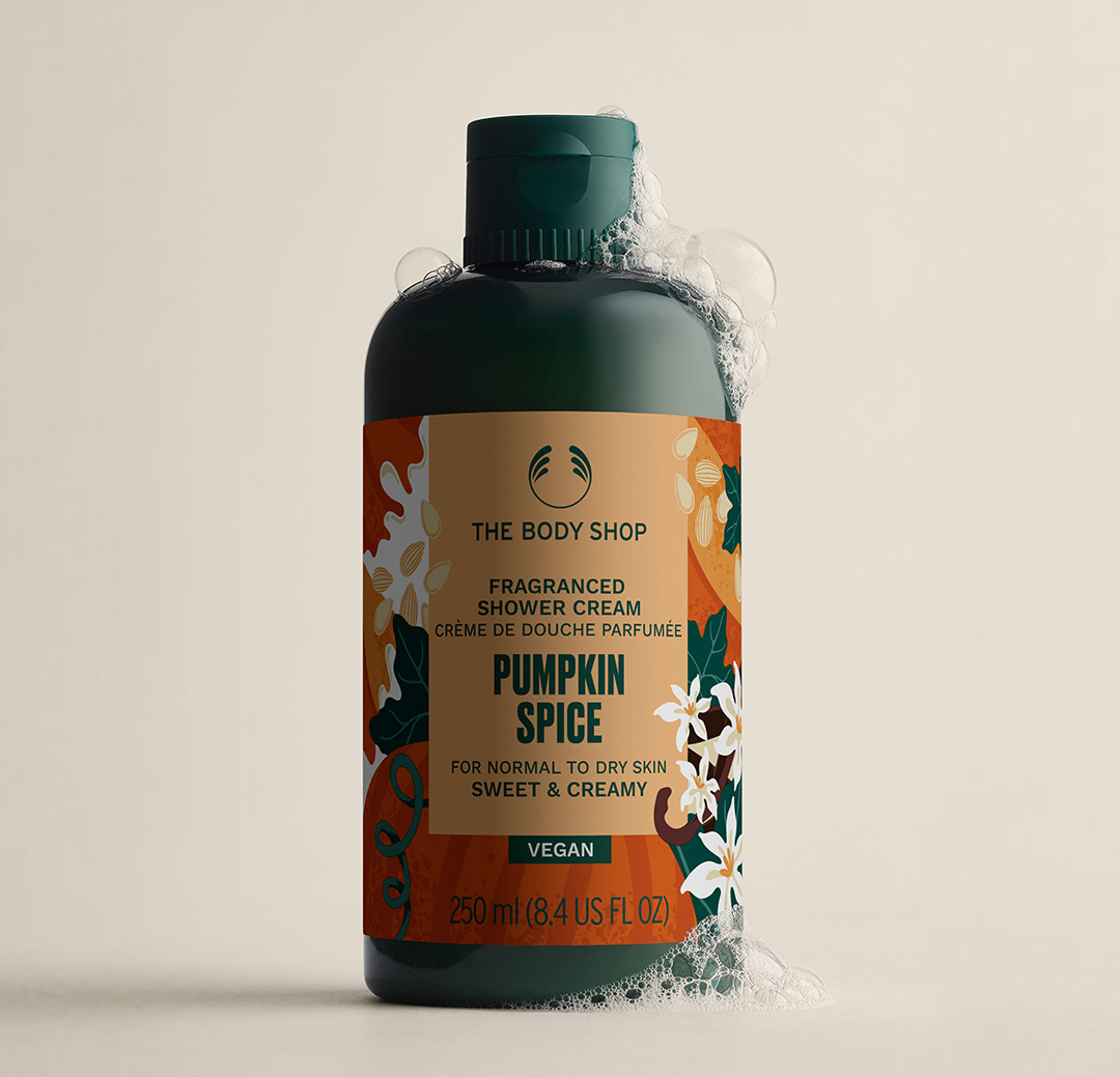 THE BODY SHOP PUMPKIN SPICE SHOWER CREAM