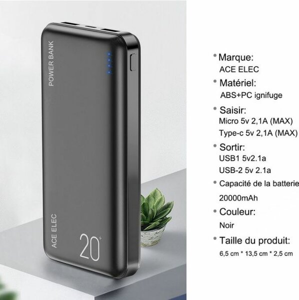 Power bank 20.000mah