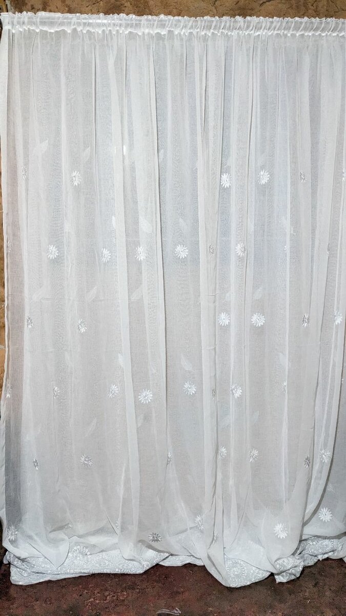 Lace curtains