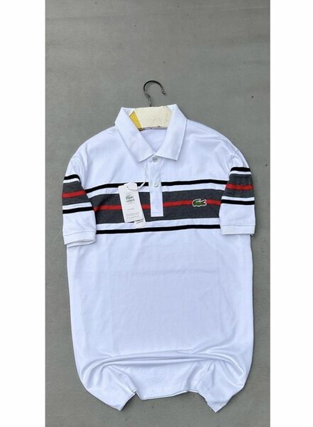 Polo en coton glacé