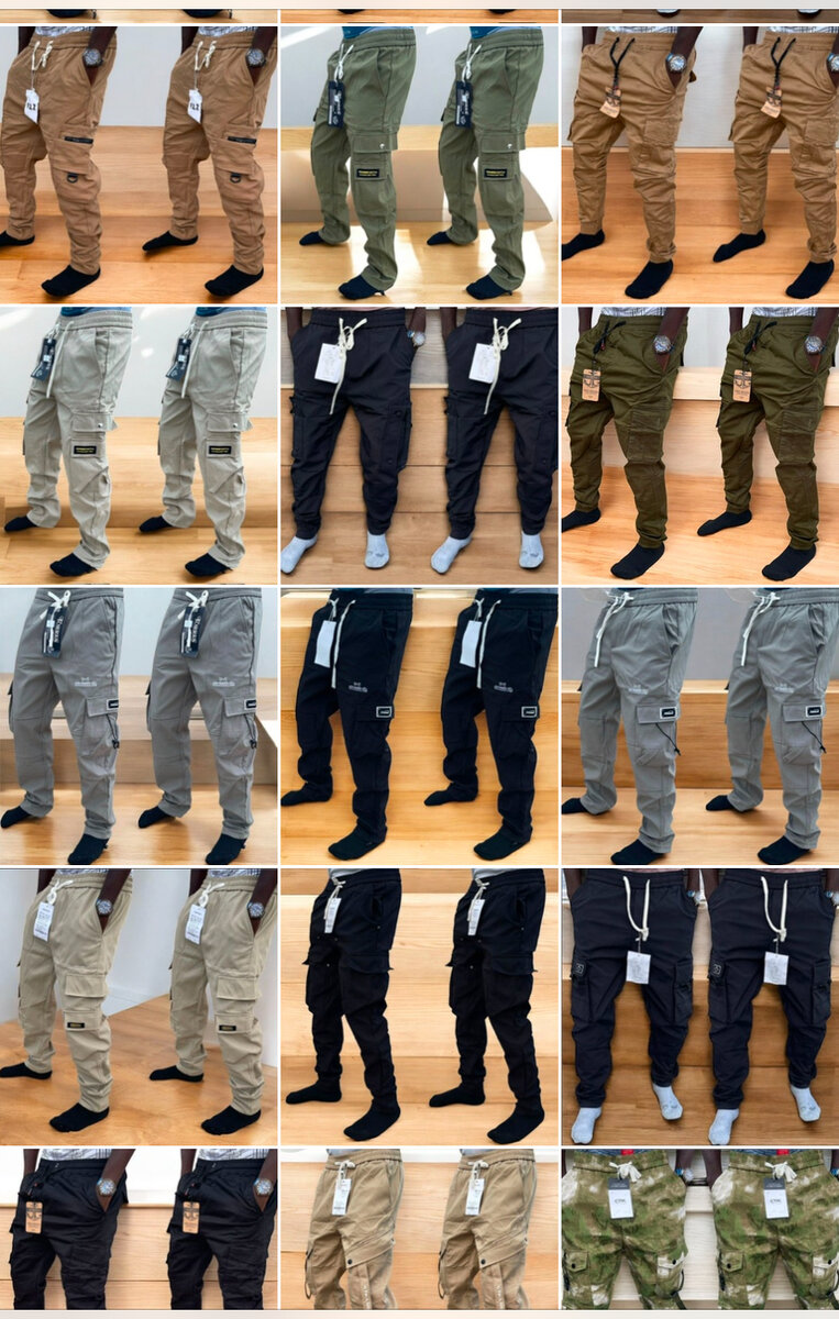 Pantalons Cargo Homme Mode