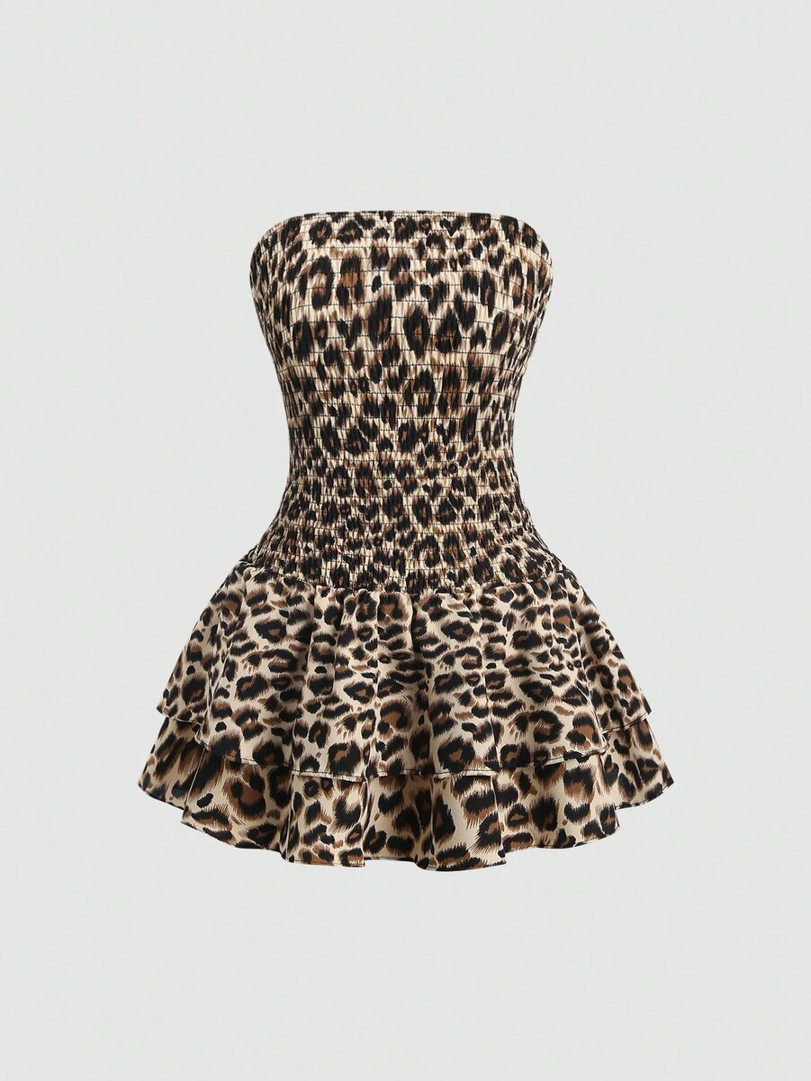 Robe Jupe Léopard Femme Sexy