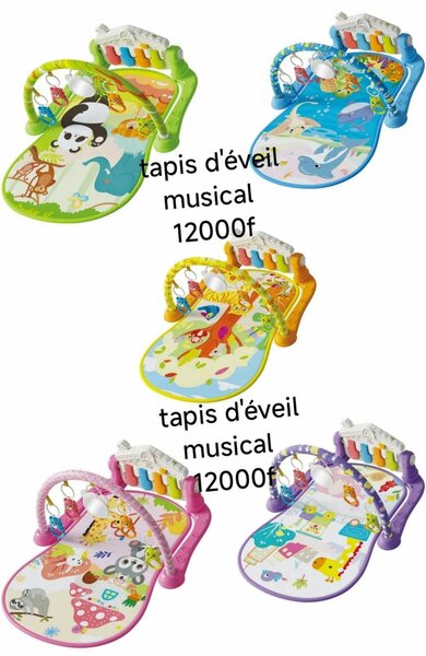 Tapis d'éveil musical bébé