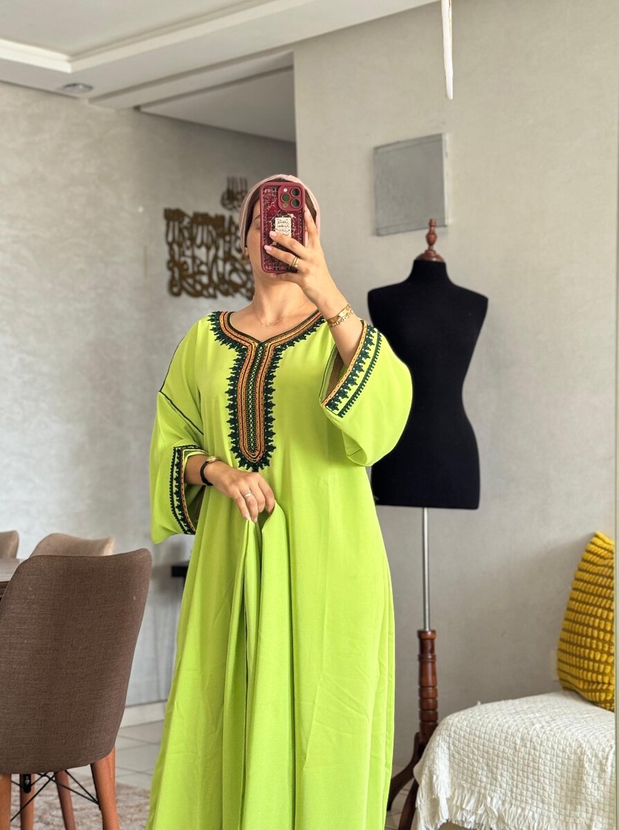 Jalabiya Élégante en soie