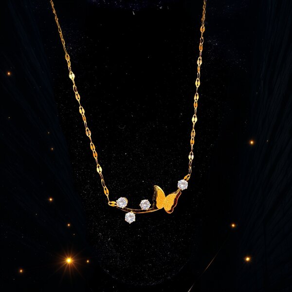 Stainless gold necklaces