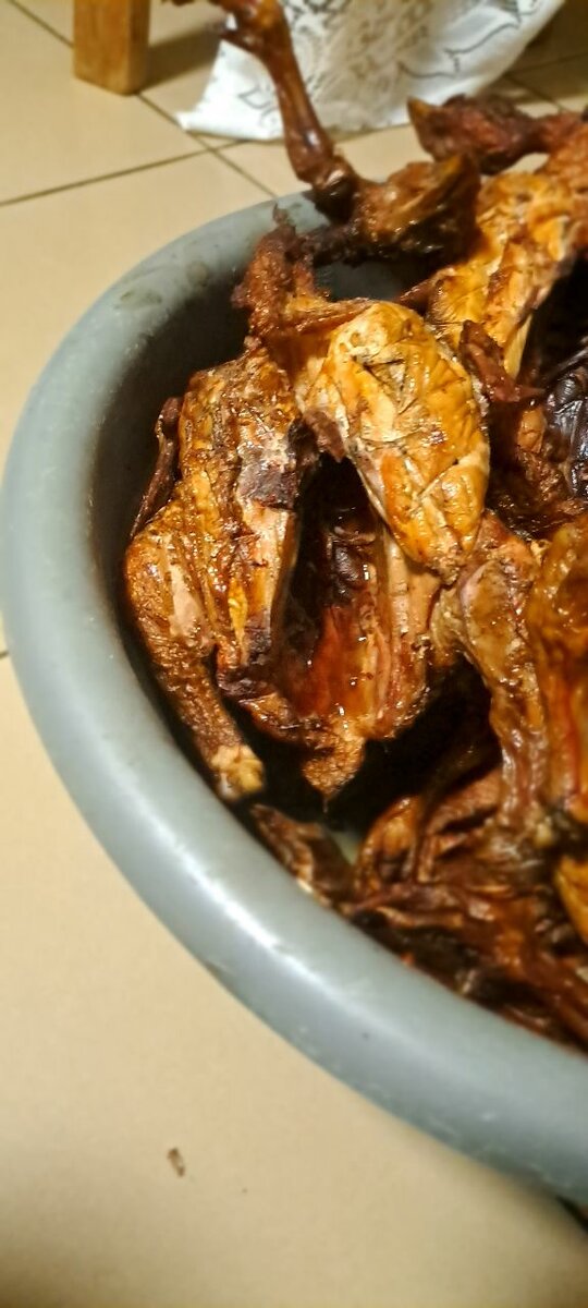 Poulet de chair local fumé