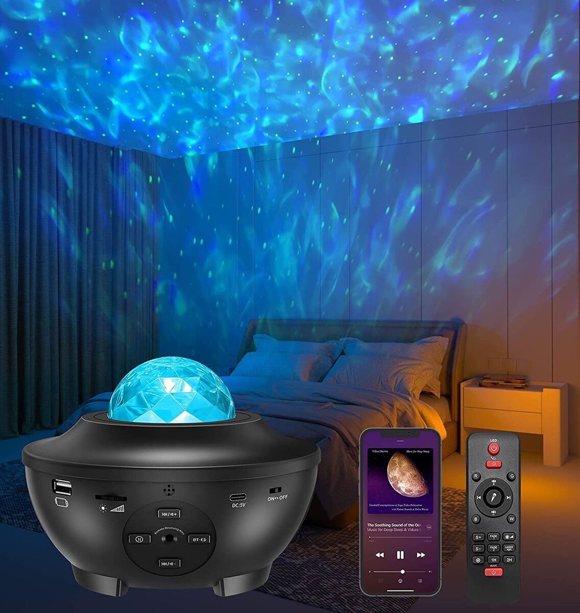 Starry night cloud projector