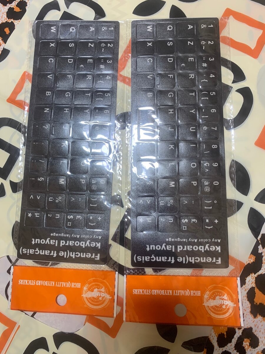 Autocollants Clavier Français