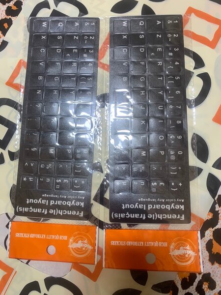 Autocollants Clavier Français