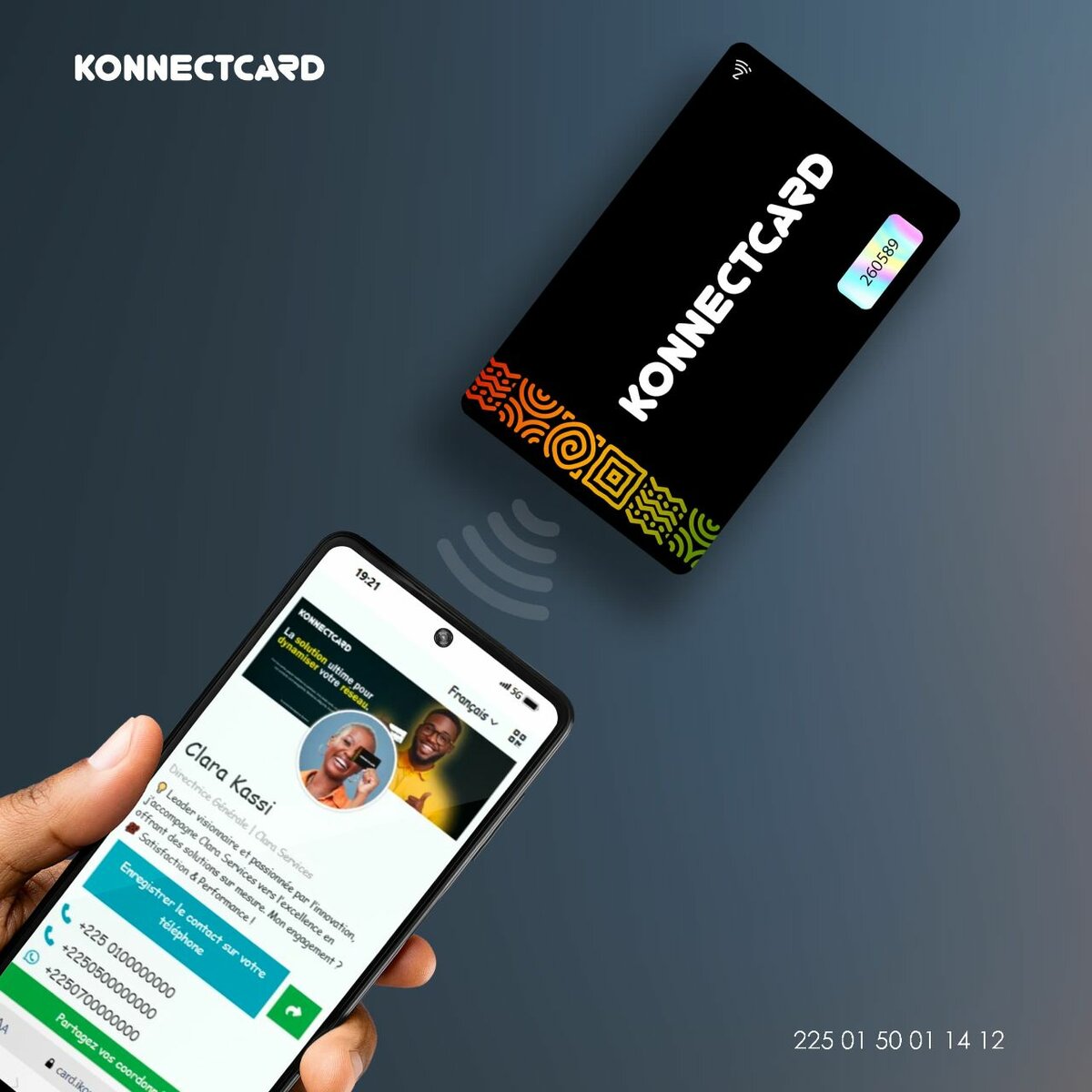 Carte Digitale Intelligente NFC