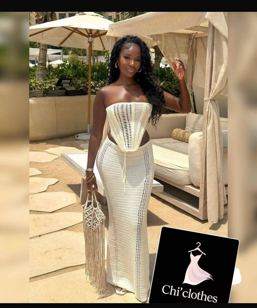 Robe tricotée élégante