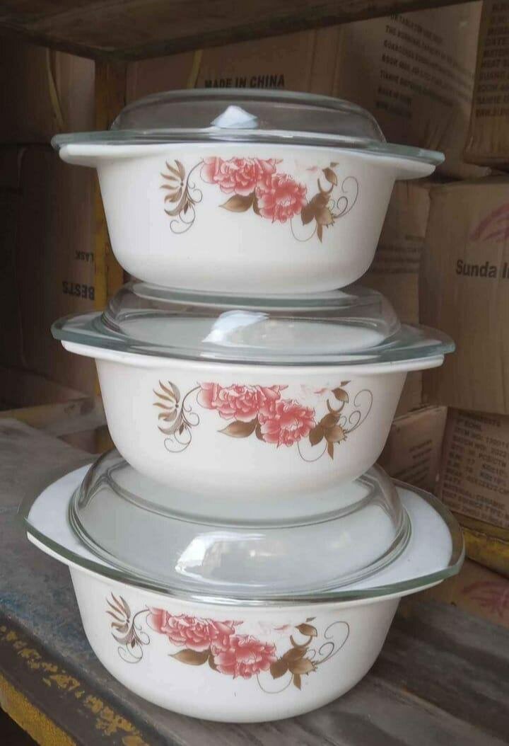 Soupière en porcelaine fermeture transparente