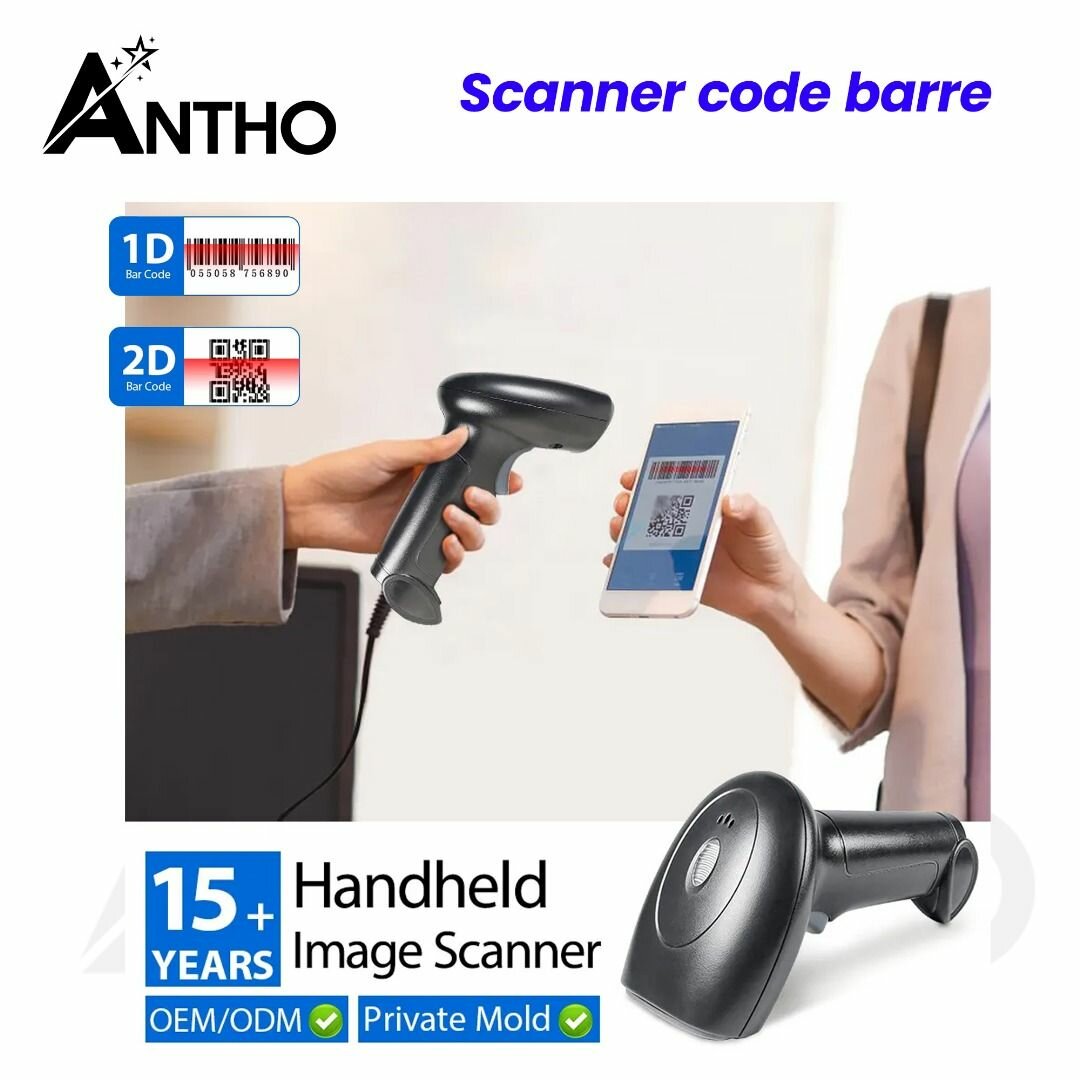 Scanner de code barre ANTHO