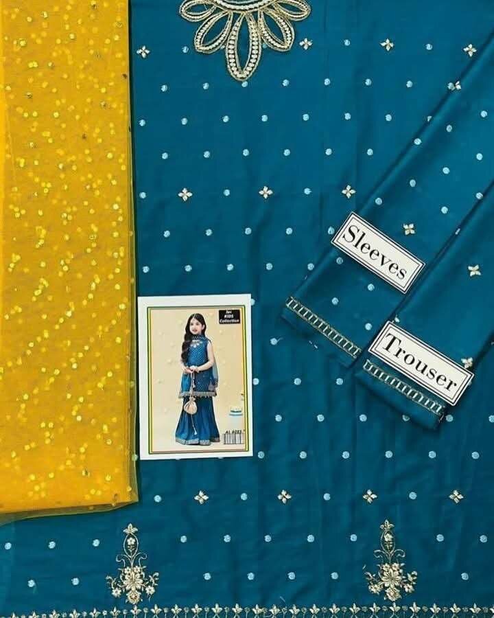 Beautiful unstitched 3pc dress