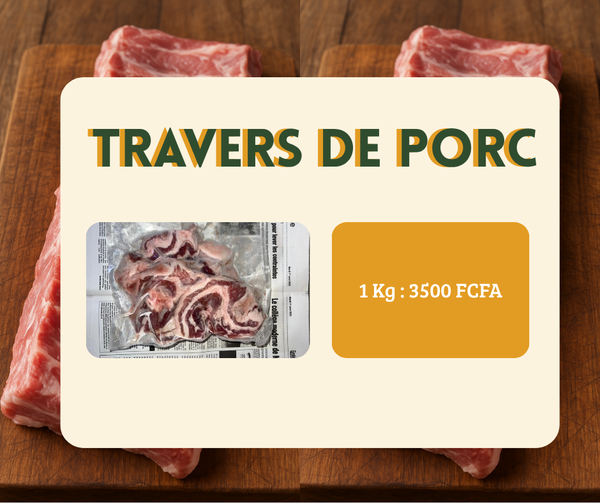 Travers de porc local