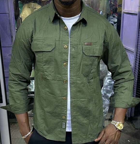 Chemise casual manches longues