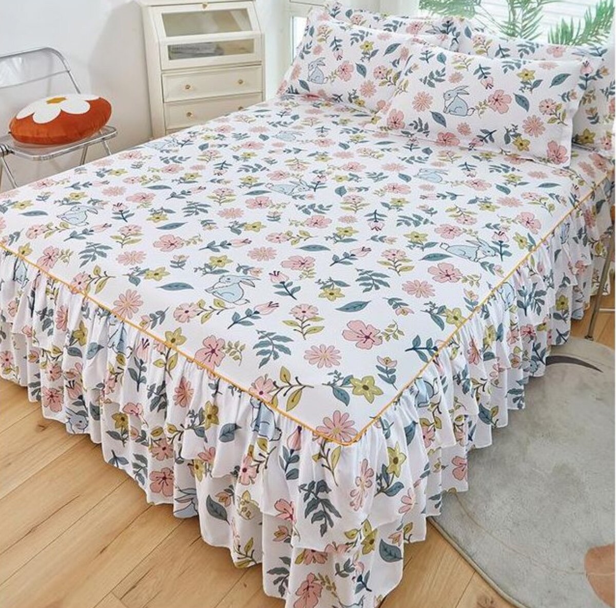 Pastoral Style Bed Cover Colchas De Cama Matrimonial Double