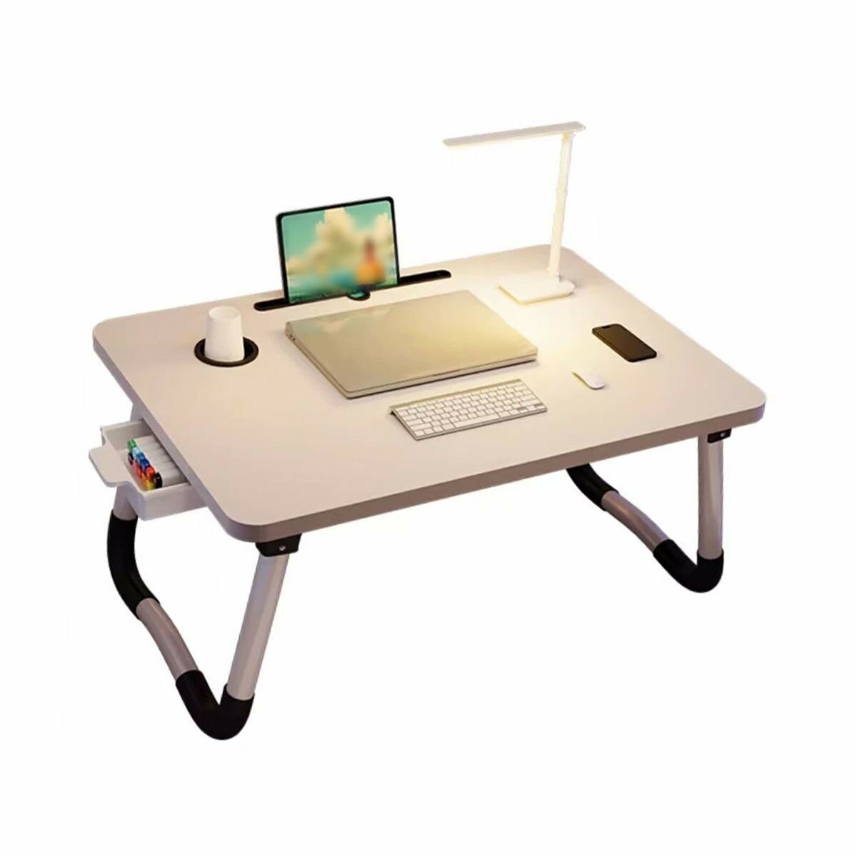 Foldable laptop/bed top table