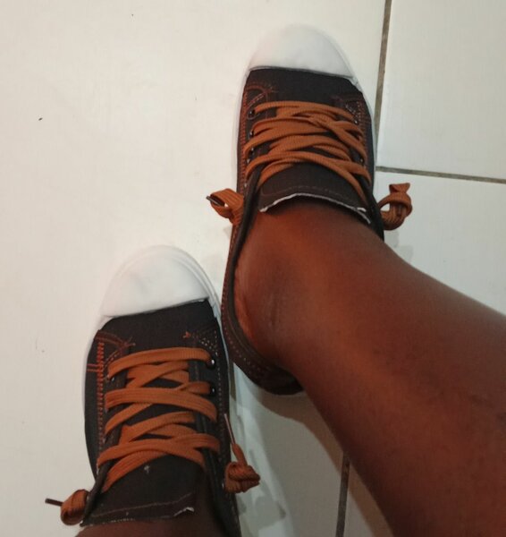 Baskets décontractées marrons