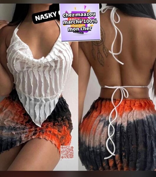 Top dos nu chic femme