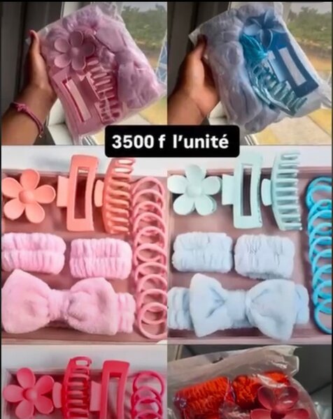 Set d'accessoires cheveux