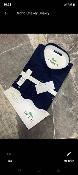 Chemise hommes