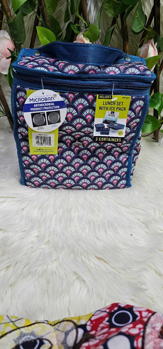 Sac a lunch isotherme + 3 boit