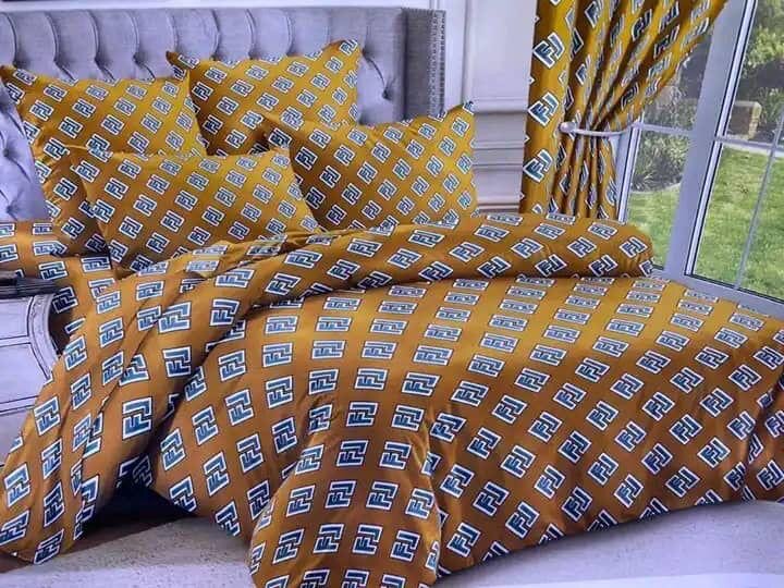 Parure de lit motifs colorés