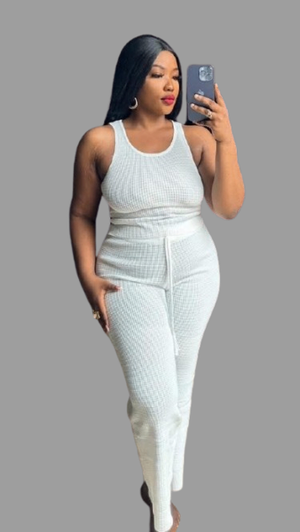 Combinaison blanche femme