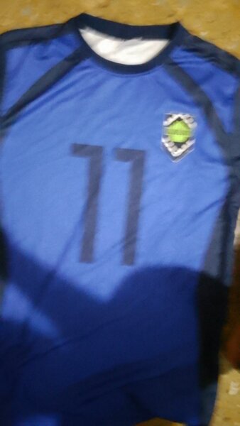 Maillot de football bleu