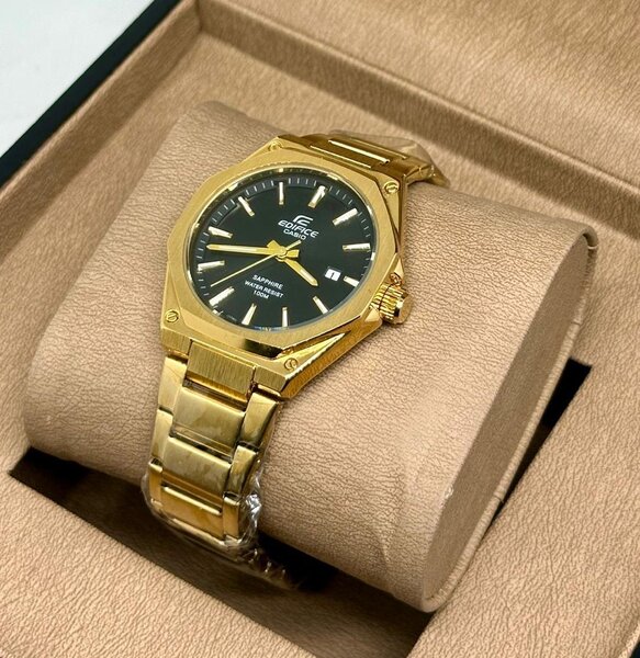 Montre Homme Dorée Élégante