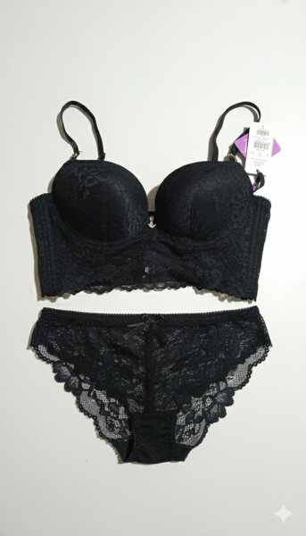Ensemble lingerie dentelle noire