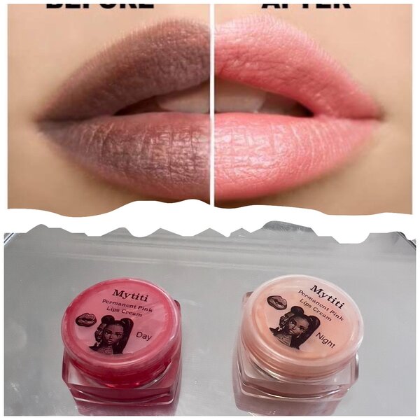 Effective permanent pink lip cream